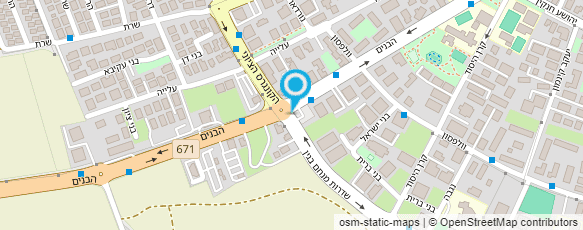 מפת הגעה אל תינוקיס מקום גדול לקטנטנים