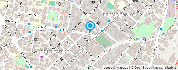 מפת הגעה אל מכבסת המושבה