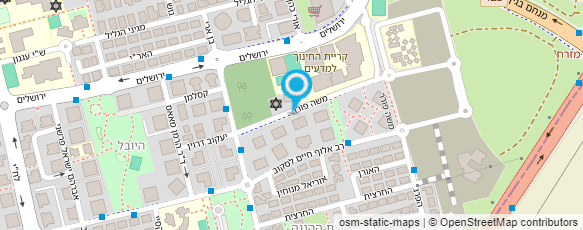 מפת הגעה אל גד בורבינסקי - רצענות סוסים