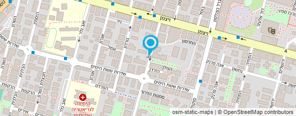 מפת הגעה אל אומגה המכללה למחשבים