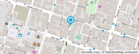 מפת הגעה אל עו"ד שחטמן גבריאל