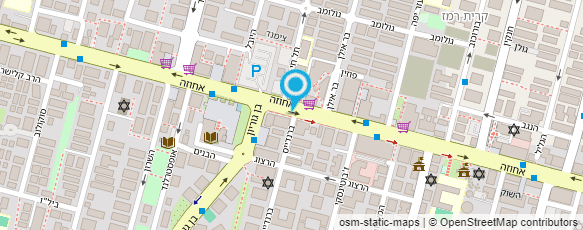 מפת הגעה אל בטינה בגדי מעצבים