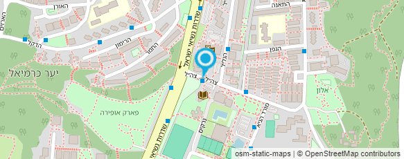 מפת הגעה אל ענתי ומאיה חנם -עיצוב שיער