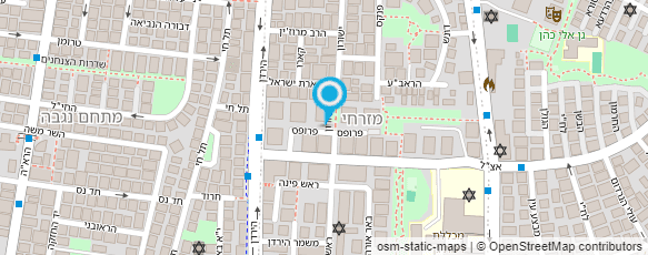 מפת הגעה אל אשכנזי שוש - מאמנת אישית