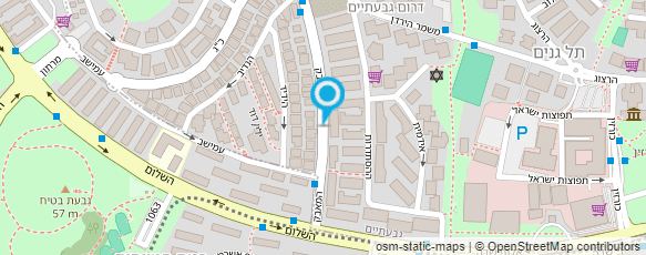 מפת הגעה אל י.א. גלס אלומיניום