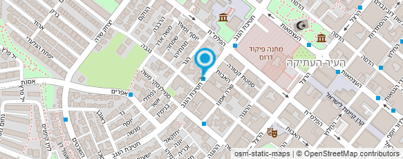 מפת הגעה אל אבי תיקוני תריסים וחלונות