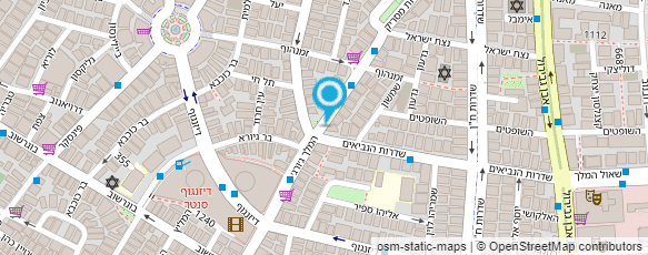 מפת הגעה אל סנטר נכסים