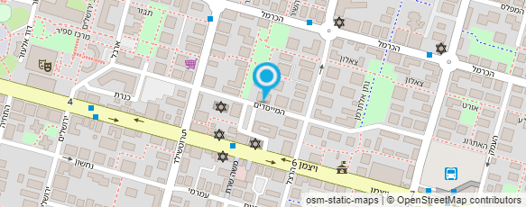 מפת הגעה אל אתי גוגנהיים - איפור מקצועי