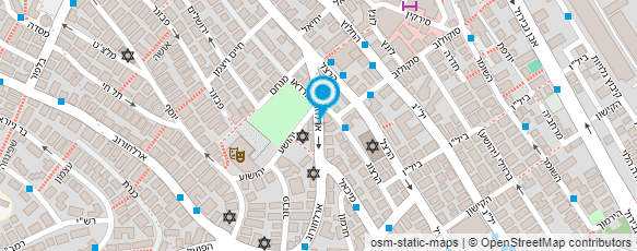 מפת הגעה אל מרכז הגלידה