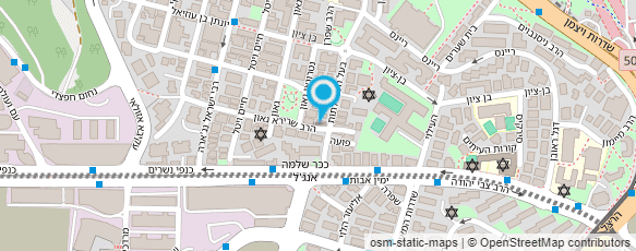 מפת הגעה אל שקיות נייר וניילון ירושלים