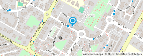 מפת הגעה אל גן ילדים שמש