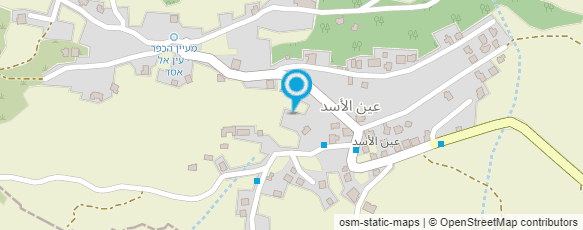 מפת הגעה אל מלונית הבוסתן- אירוח דרוזי