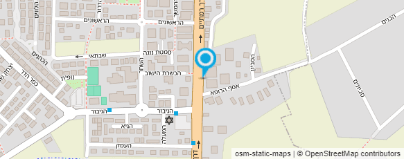 מפת הגעה אל יונתני יוסי עיצוב שיער מפת הגעה אל יונתני יוסי עיצוב שיער