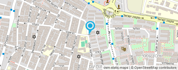 מפת הגעה אל הסעות יגאל לוי