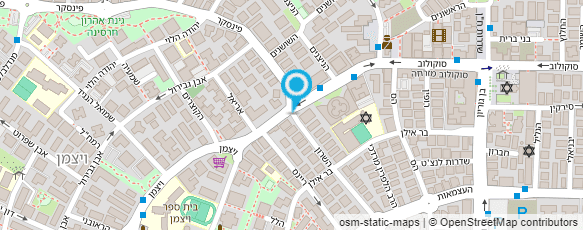 מפת הגעה אל עיצוב ואחזקת גינות א.א