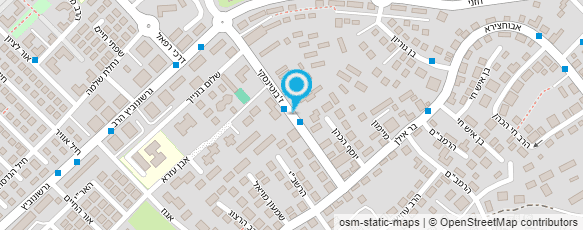 מפת הגעה אל מוסדות ברית שלום