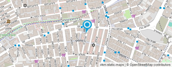 מפת הגעה אל שי בן שבת-ספר גברים