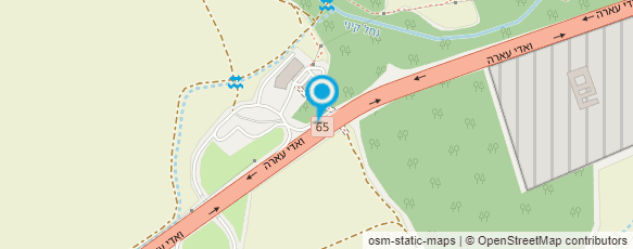 מפת הגעה אל מסעדת הנחל