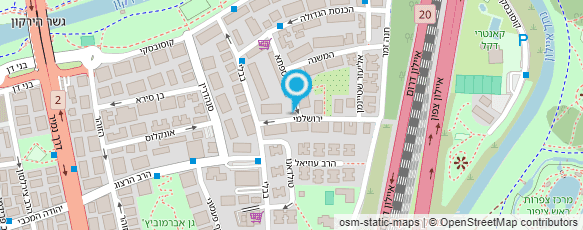 מפת הגעה אל ענבר ברק מאפרת מיקצועית