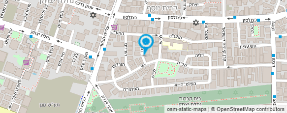 מפת הגעה אל הדר אופגנג- איפור מקצועי