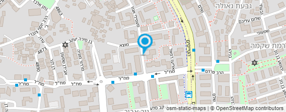 מפת הגעה אל יבגני נזננסקי אדריכל