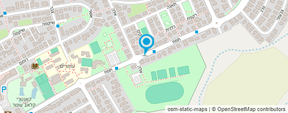 מפת הגעה אל רותם- עברית צרפתית ואנגלית