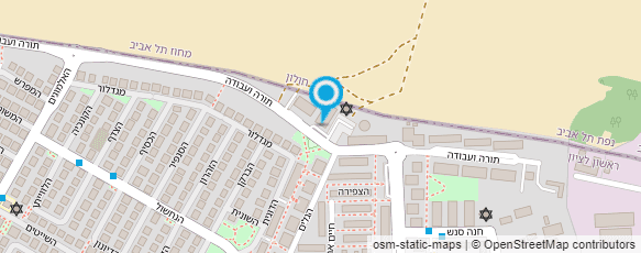מפת הגעה אל מרכז יום לקשיש
