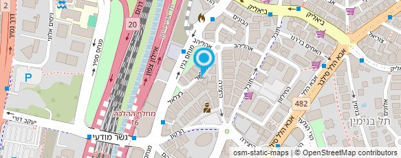 מפת הגעה אל המגדנייה של שפיצר