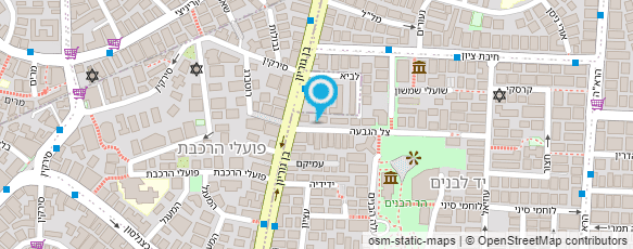 מפת הגעה אל דפנה בר- אדריכלית