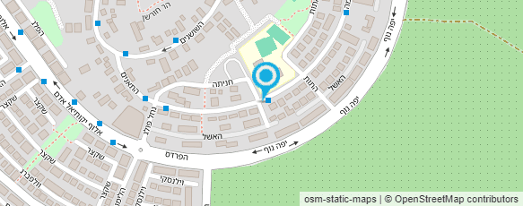 מפת הגעה אל גינון טפירו