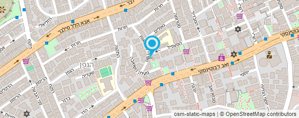 מפת הגעה אל נעה לוי - רפלקסולוגית בכירה