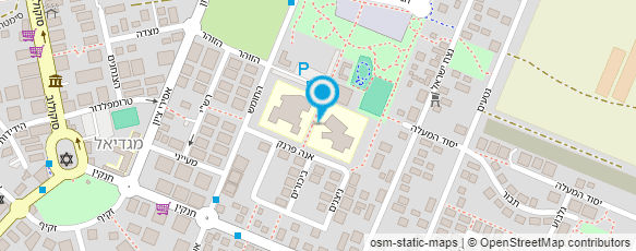 מפת הגעה אל תיכון רמון