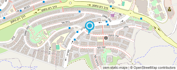 מפת הגעה אל אבריס סטודיו לגרפיקה