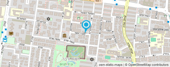 מפת הגעה אל גילן פרסום ואינטרנט