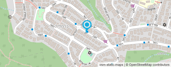 מפת הגעה אל בית מרווה