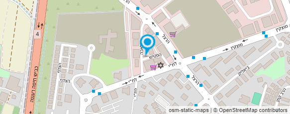 מפת הגעה אל מוסך זז קל