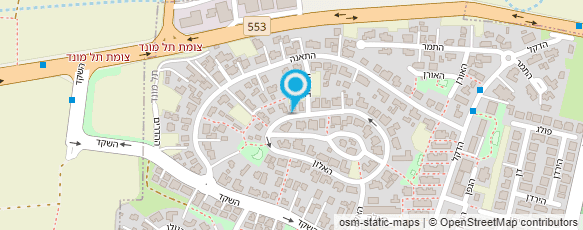 מפת הגעה אל גינון אביב מפת הגעה אל גינון אביב