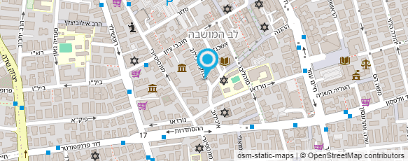 מפת הגעה אל אירנה הקוסמטיקאית