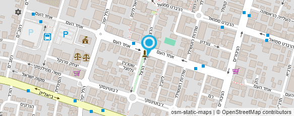 מפת הגעה אל גן ארז