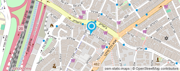 מפת הגעה אל אזי נ. כהן, משרד עורכי דין