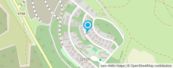 מפת הגעה אל אודם הבר - סוויטות בגולן