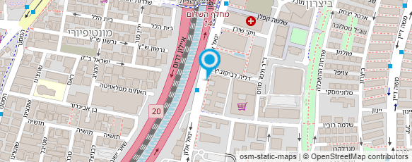 מפת הגעה אל שניאורסון ושות', משרד עורכי דין