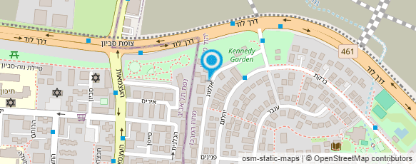 מפת הגעה אל גן דנה