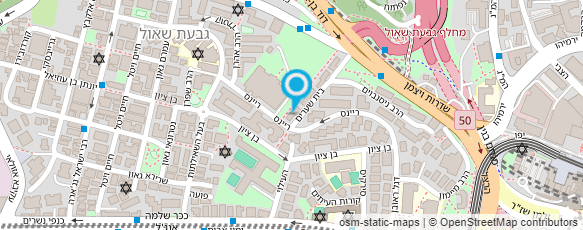 מפת הגעה אל פיצה הדקלים