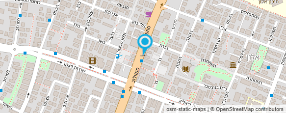 מפת הגעה אל עיצוב שיער רפאל