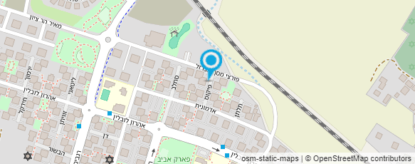 מפת הגעה אל הגן של רוזן