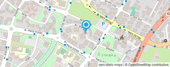 מפת הגעה אל רמי חדד מורה לנהיגה