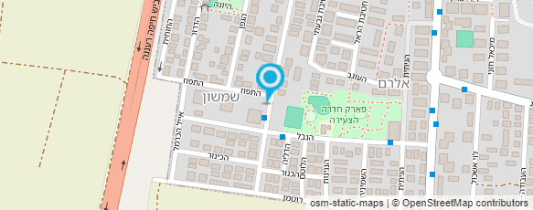 מפת הגעה אל גן יסמין