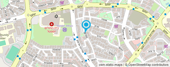 מפת הגעה אל גן עוז