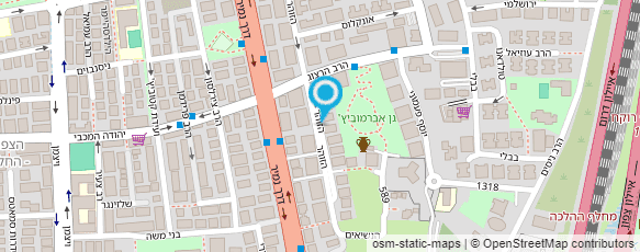 מפת הגעה אל להקה בוכרית מבית אבא